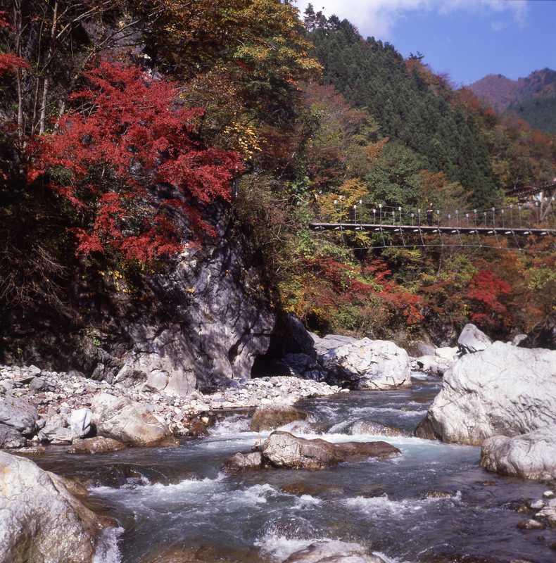 日原渓谷の画像