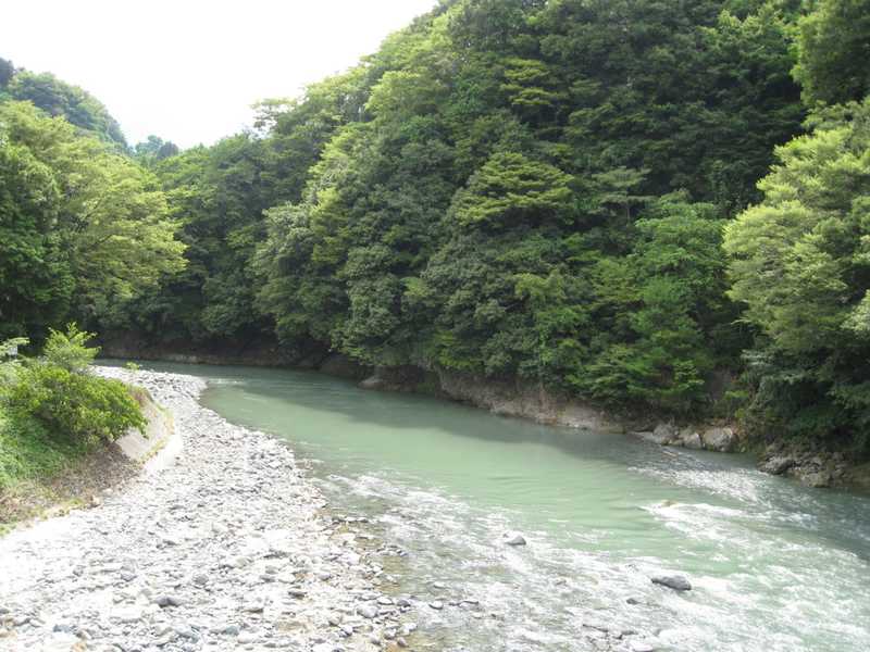 道志川渓谷の画像