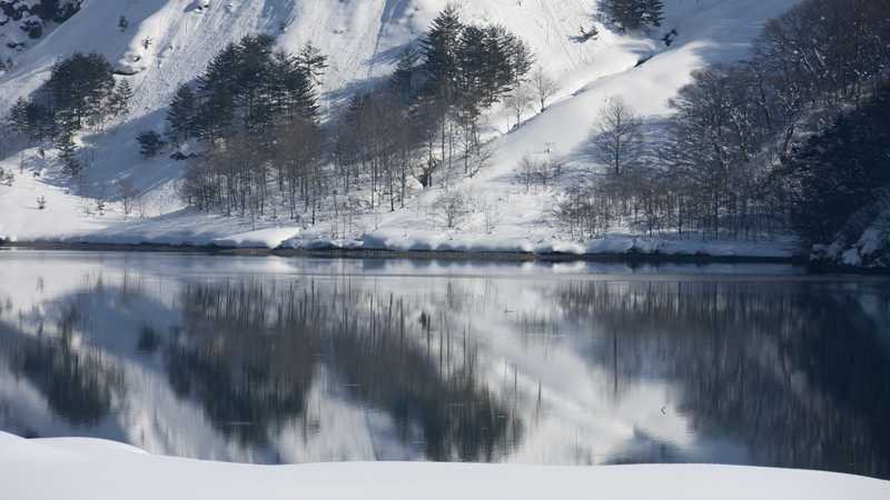 御母衣湖の画像