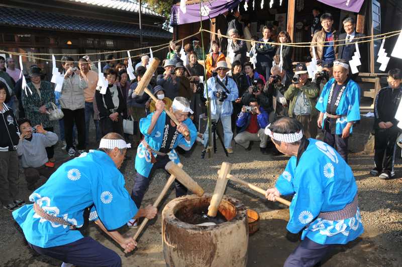 金谷の餅つき踊りの画像