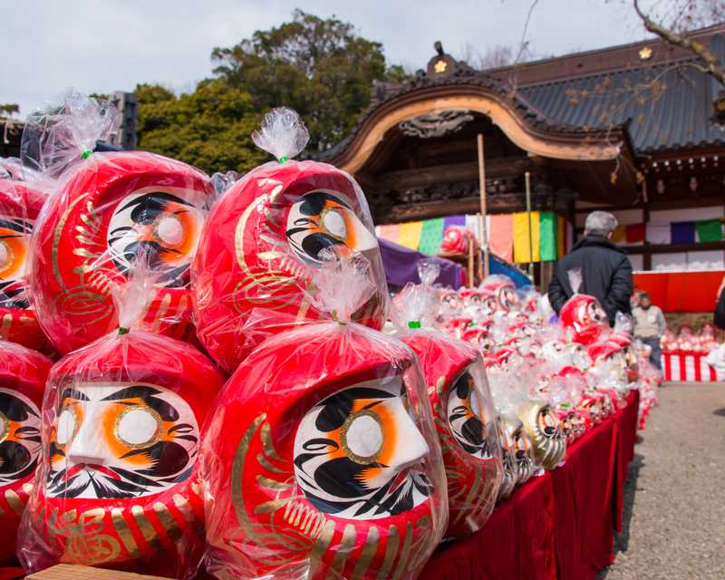 深大寺だるま市の画像