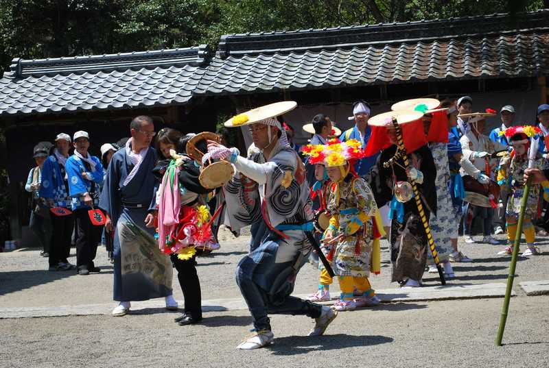 下笠のサンヤレ踊りの画像