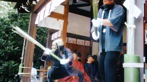 飛鳥坐神社おんだ祭の画像