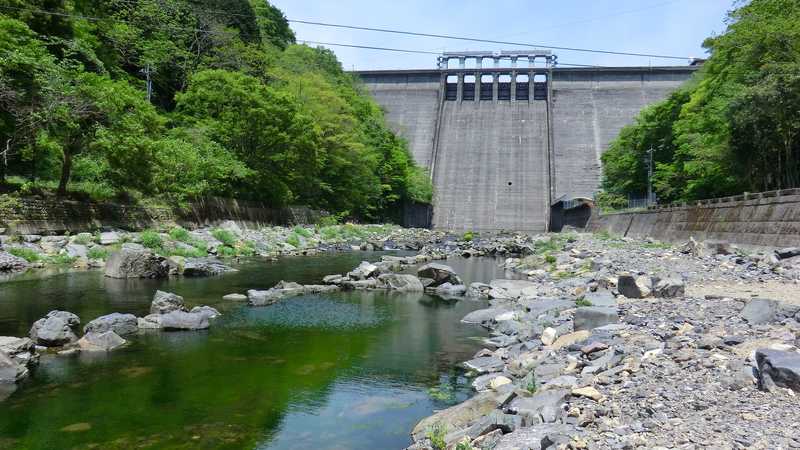 湯原にじます自然釣場の画像