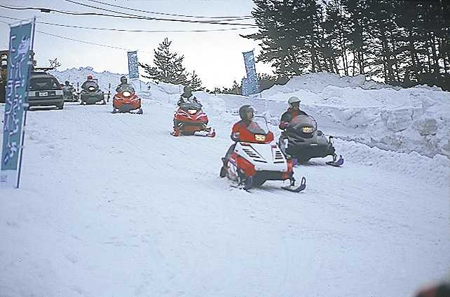 由利高原スノーモビルランドの画像