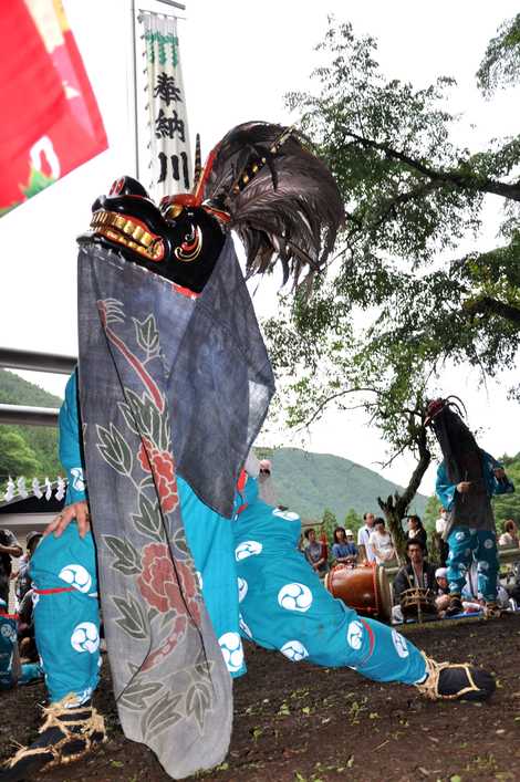 ささら獅子舞（祇園祭）の画像