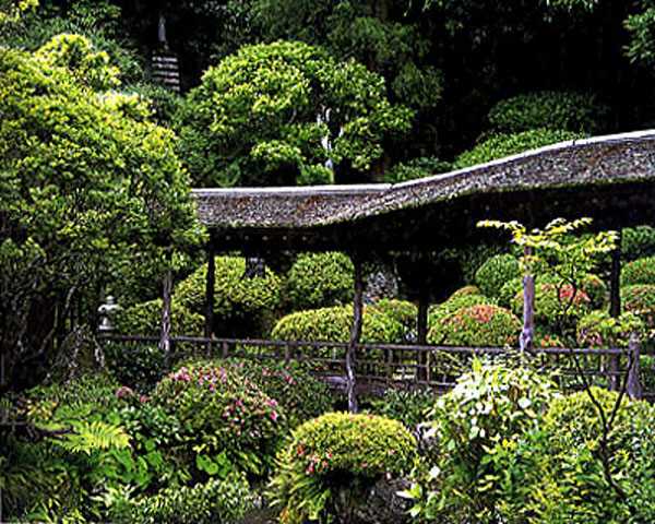 光久寺の茶庭の画像