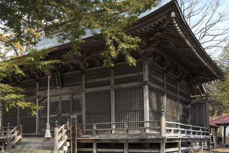 松原湖畔松原諏方神社下社の画像