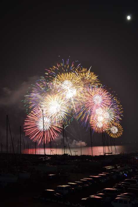 津花火大会の画像