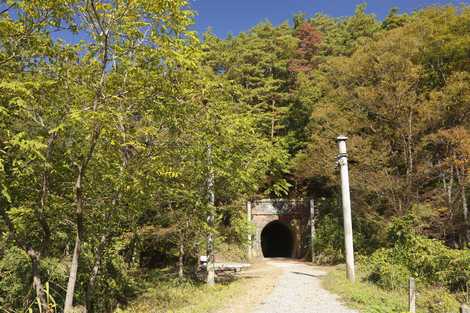 旧国鉄篠ノ井線廃線敷の画像