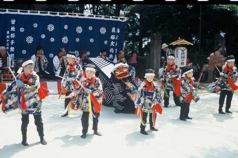 甘地獅子舞奉納の画像