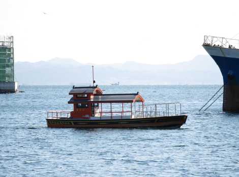 浦賀の渡し船の画像