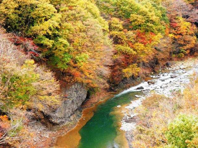 白砂渓谷ライン 群馬県 草津 四万 吾妻 の紅葉情報 紅葉特集 ドコモ地図ナビ